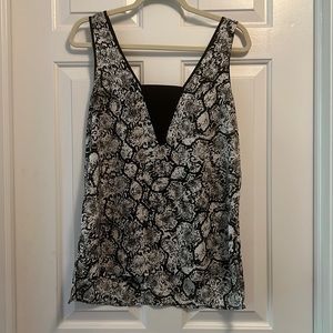 Express Snake Skin Print Top